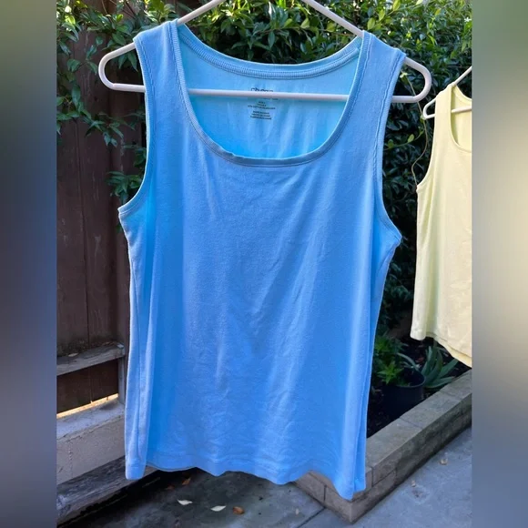 Chicos Ultimate T Bundle (3) Size 2 ( Women's M) Black Blue Lime 97% Cotton - Picture 5 of 8